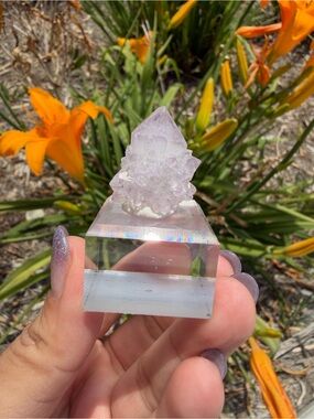 Natural Spirit Quartz Cluster Point | Cactus Quartz Crystal,A547